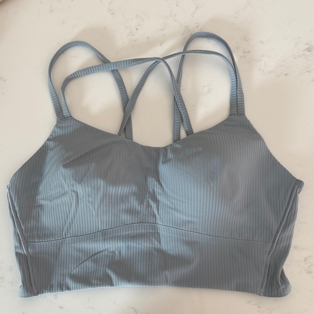 Lululemon blue sports bra